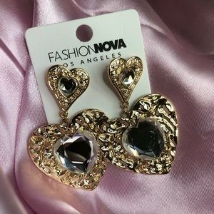 Amor mio heart earings